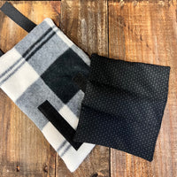 Bit Warmer- Black Plaid