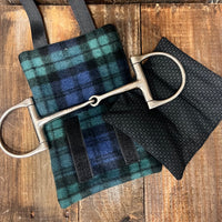 Bit Warmer-Green and Blue Plaid