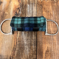 Bit Warmer-Green and Blue Plaid