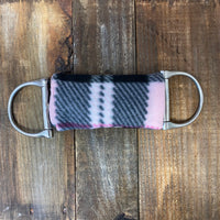 Pink Plaid Bit Warmer for sale-Horse tack for sale