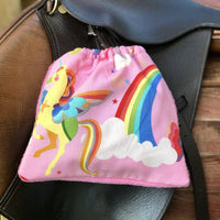 English Stirrup Covers-Pink Unicorn - Sister Sue's Closet