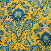 English all purpose Saddle Pad-Yellow and Blue French Toile - Sister Sue's Closet