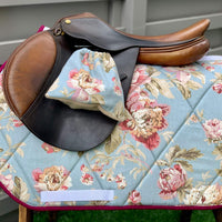 Waverly Floral All-Purpose English Saddle Pad for Sale