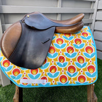 Saddle pad for sale-Poppy Flower - Sister Sue's Closet