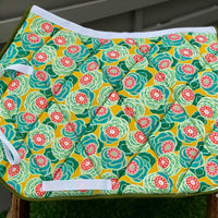 Saddle Pad, English all purpose Saddle Pad-Lily Pad - Sister Sue's Closet