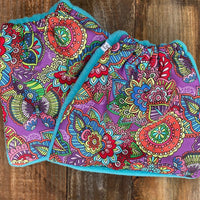 English Stirrup Covers-Paisley - Sister Sue's Closet