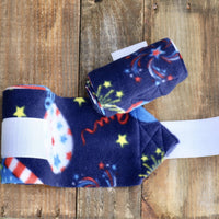 Polo Wraps or Stable Wraps-Fireworks - Sister Sue's Closet