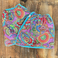English Stirrup Covers-Paisley - Sister Sue's Closet
