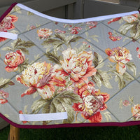 Waverly Floral All-Purpose English Saddle Pad for Sale