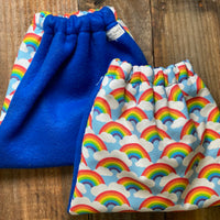 English Stirrup Covers, Stirrup bag, Storage bag-Rainbow