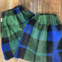 English Stirrup Covers, Iron Covers-Green and Black Plaid - Sister Sue's Closet