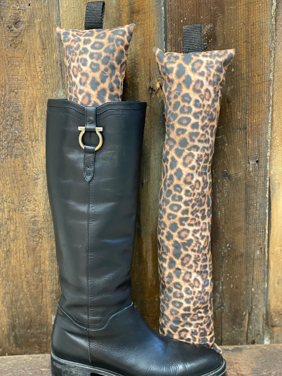 Brown Leopard Boot Tree for sale