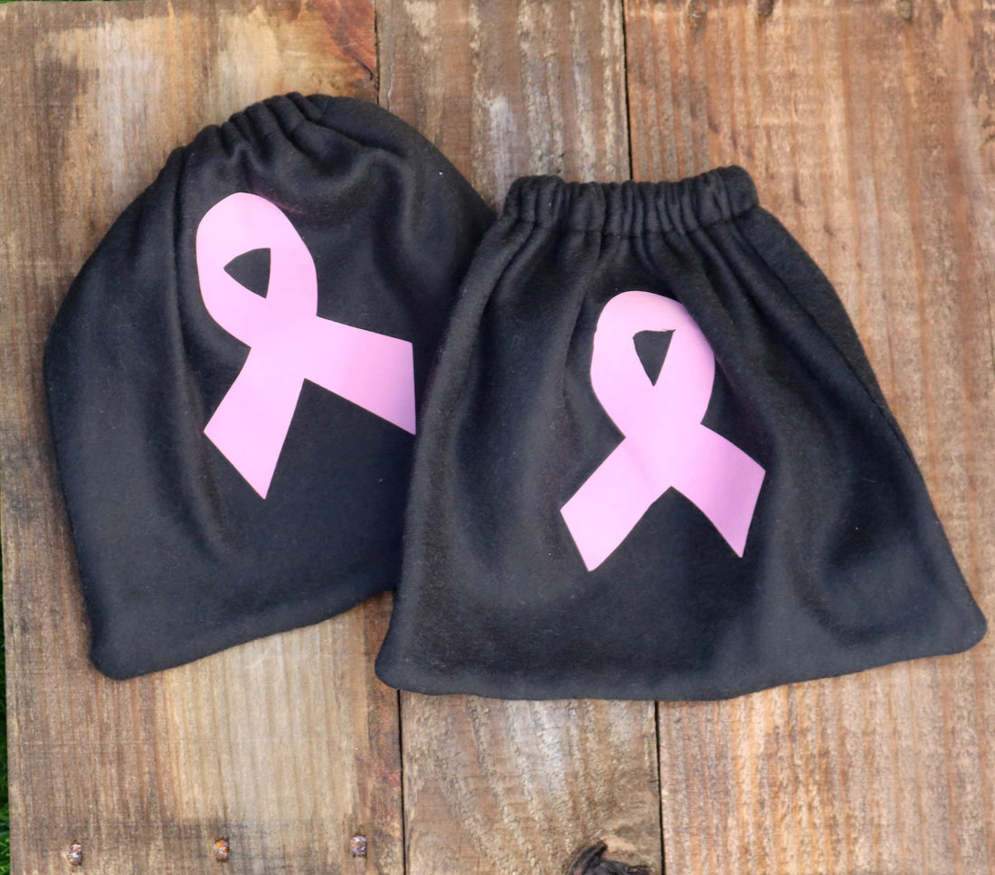 English Stirrup Covers-Breast Cancer Awareness - Sister Sue's Closet