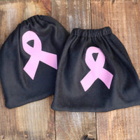 English Stirrup Covers-Breast Cancer Awareness - Sister Sue's Closet