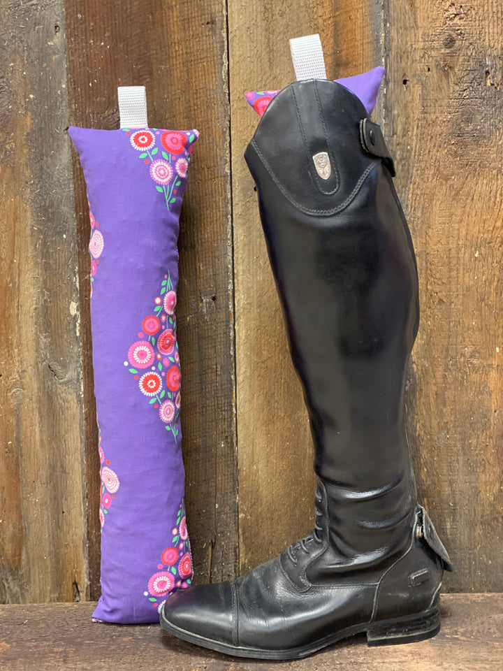 Purple Flower Boot Tree