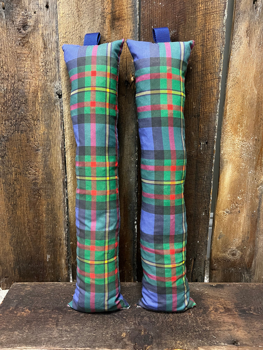 Blue and Green Plaid shoe shaper for sale