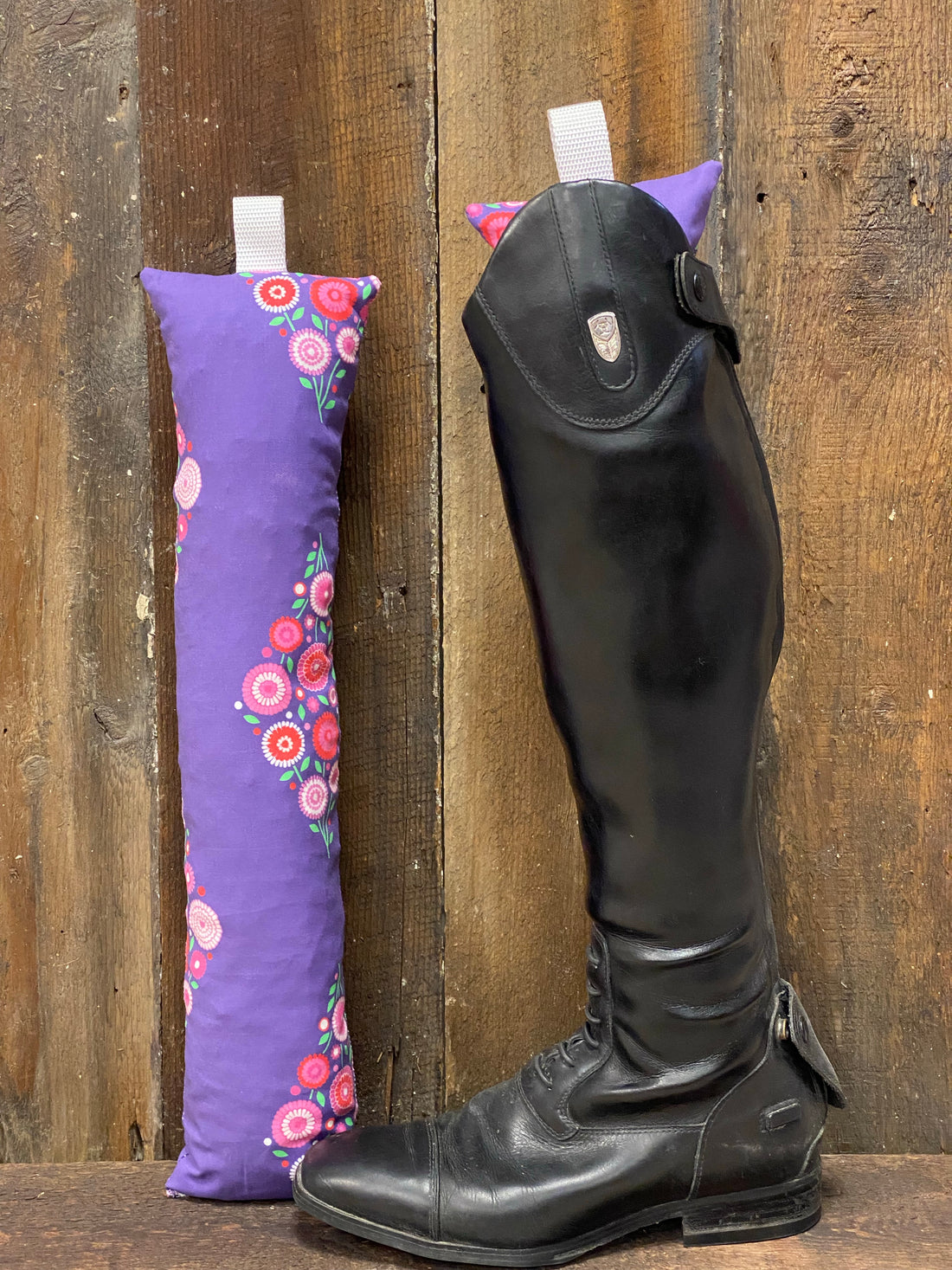 Purple Flower Boot Tree